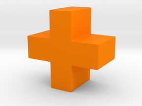 The Medic Game Piece in Orange Processed Versatile Plastic