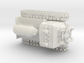 Nuke Carrier - Variation A  in White Natural Versatile Plastic