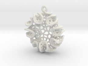 Bloom Pendant in White Natural Versatile Plastic