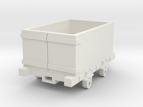 O-16.5 Talyllyn inspired open end wagon in White Natural Versatile Plastic