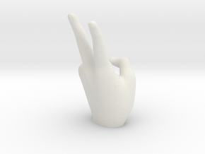 SH Figuarts Hand Gestures V Sign Victory Vegeta Dr in White Natural Versatile Plastic