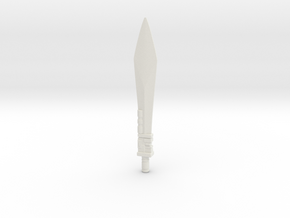 Energo Sword for PotP Grimlock in White Natural Versatile Plastic