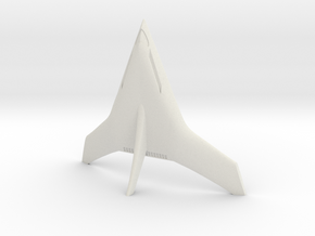 (1:200) Burt Rutan Stealthy Tailsitter Concept in White Natural Versatile Plastic