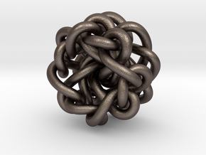 B&G Knot 09 in Polished Bronzed-Silver Steel