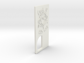 TLF# - Stick Man Door in White Natural Versatile Plastic