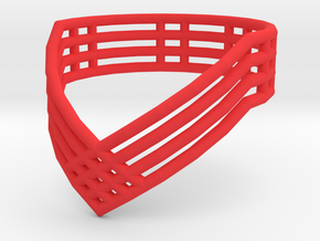 "Vector Ring" (Short) Size: 7 in Red Processed Versatile Plastic