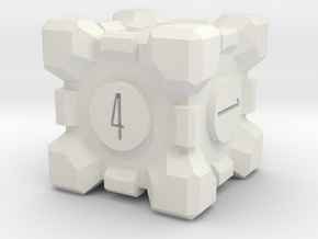 Portal Die with recessed numbers in White Natural Versatile Plastic