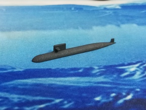 PLA[N] 093A Submarine, 1/1800 in White Natural Versatile Plastic