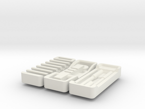 Korbanth Crossguard 2.0 - Emitter Inserts Style2 in White Natural Versatile Plastic