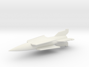 (1:285) V-2 Rakete mit Doppeldeckerflügel in White Natural Versatile Plastic