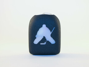 Hockey Goalie - Omnipod Pod Cover in Black Natural Versatile Plastic
