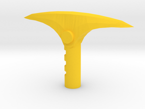 MNOLG2 Hafu's Pickaxe in Yellow Processed Versatile Plastic