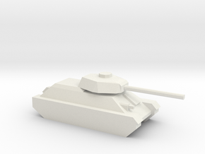 T-34/85 in White Natural Versatile Plastic