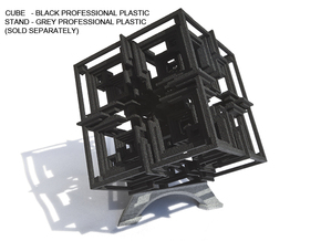 Cube 01 in Black PA12