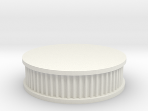 air filter round 1/10 in White Natural Versatile Plastic