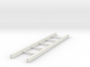ladder 150mm 1/10 in White Natural Versatile Plastic