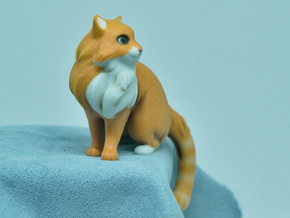 Foxy cat in Natural Full Color Sandstone
