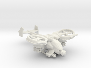 Scorpion Gunship V1 285 scale in White Natural Versatile Plastic