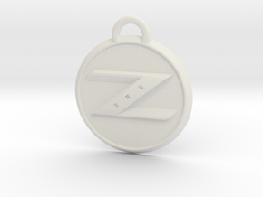 Nissan Z Badge in White Natural Versatile Plastic