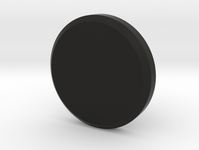 Blank plug for single wiper conversion in Black Natural Versatile Plastic