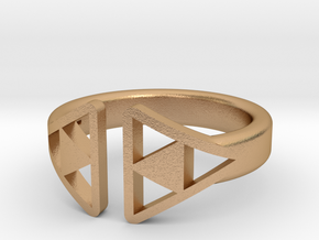 Double Trifocus Ring in Natural Bronze
