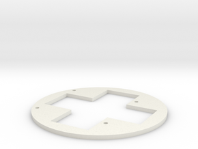 Raspberry Pi 3 Model B+ Fan Holder Platform  in White Natural Versatile Plastic