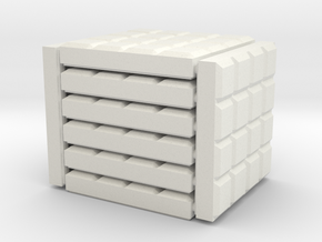3 x 3 Porcelain Tile Set in White Natural Versatile Plastic