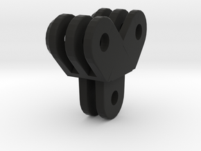 gopro angled double extension in Black Natural Versatile Plastic