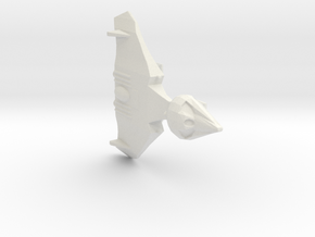 Duck Shuttle with landing gear in White Natural Versatile Plastic