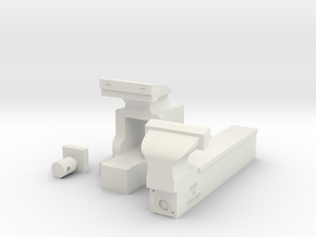 Bench Vice Parts in White Natural Versatile Plastic