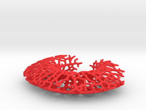 Vessel Pendant in Red Processed Versatile Plastic