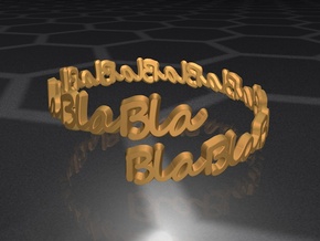 BlaBla Ring - 20mm in 14K Yellow Gold