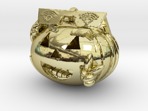 GVC Peace Pumpkin in 18k Gold Plated Brass