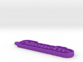 Shonette Name Tag in Purple Processed Versatile Plastic