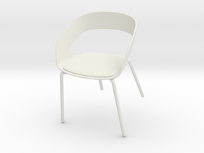 Printle Thing Chair 03- 1/24 in White Natural Versatile Plastic