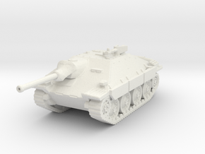 Jagdpanzer 38t Hetzer scale 1/100 in White Natural Versatile Plastic