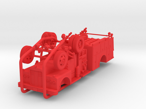 Ward LaFrance Pumper2 in Red Processed Versatile Plastic