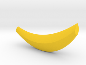 Banana shape chopstick holder in Yellow Processed Versatile Plastic