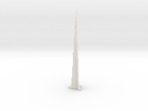 Dubai Burj Khalifa Tower World's Tallest Buiding in White Natural Versatile Plastic