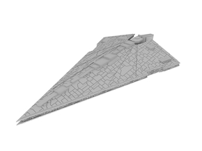 100mm Imperious Class Star Destroyer in White Natural Versatile Plastic