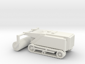 1/72 Scale M160 Mine Clearing Robot Roller in White Natural Versatile Plastic