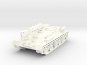 T34 T ARV tank scale 1/87 in White Processed Versatile Plastic