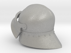 Medieval Sallet compatible with playmobil figure in Aluminum