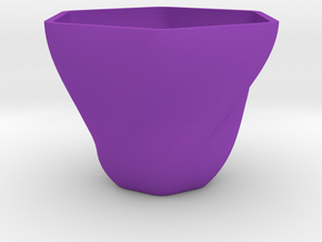 Morning Glory Memory Tea Cup in Purple Processed Versatile Plastic: Extra Large