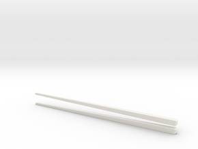  Environmentally friendly chopsticks in White Natural Versatile Plastic