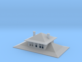 Cascade Depot Two Story Roof in Tan Fine Detail Plastic