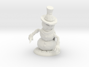 FROSTY THE EVIL SNOWMAN in White Natural Versatile Plastic