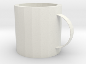 Moon mug in White Premium Versatile Plastic