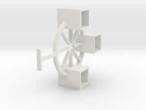 Photo Ferris wheel in White Natural Versatile Plastic: Medium