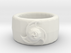 Wind ring in White Natural Versatile Plastic